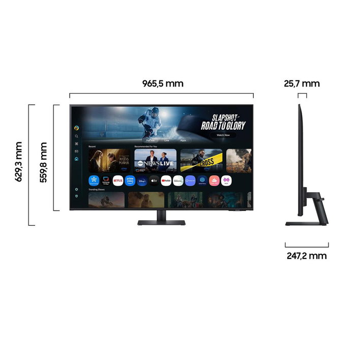 Écran Samsung LS43FM700UUXEN 4K Ultra HD 43"