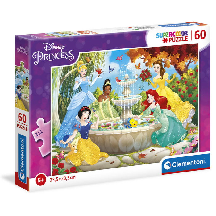 CLEMENTONI Puzzle 60 pièces Disney Princesses - Pour enfants - Format boîte: 28.2x20.2x2.8cm CLEMENTONI Puzzle 60 pièces Disney Princesses - Pour enfants - Format boîte: 28.2x20.2x2.8cm