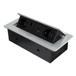 Emuca Multiconnecteur Atom 26 A+C, Peint en aluminium