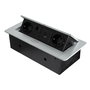 Emuca Multiconnecteur Atom 26 A+C, Peint en aluminium