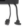 Emuca Multiconnecteur Atom 26 A+C, Peint en aluminium