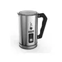 Bialetti Mousseur à Lait Électrique en Acier Inoxydable MK01 - 240 ml - Pour Cappuccino Crémeux