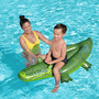 Bestway 41477 Crocodile Gonflable avec Poignées 152x71 cm +3 Ans Piscine Plage