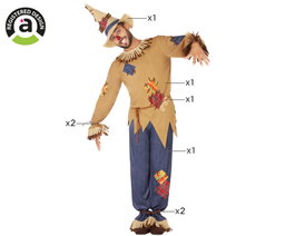 Déguisement Épouvantail Homme Adulte M-L