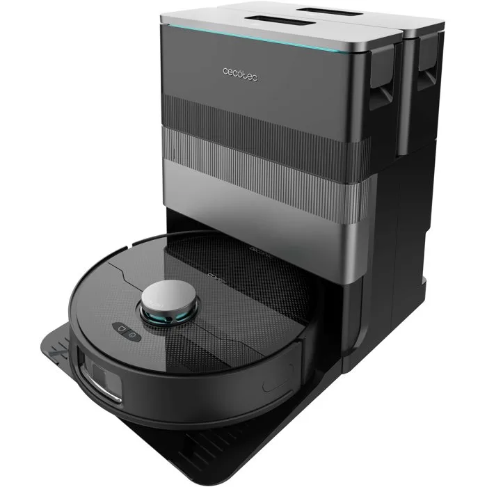Cecotec Conga X70 Aspirateur Robot Laveur 15000 Pa 240 min Autonomie 240 m² Noir