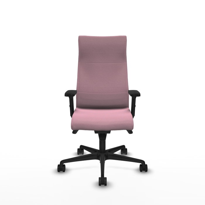 Piqueras Y Crespo Fauteuil Albacete Rose avec Mécanisme Synchrone et Accoudoirs 2D