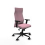 Piqueras Y Crespo Fauteuil Albacete Rose avec Mécanisme Synchrone et Accoudoirs 2D