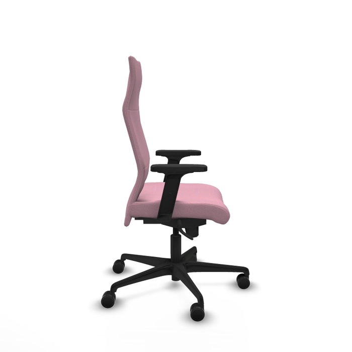 Piqueras Y Crespo Fauteuil Albacete Rose avec Mécanisme Synchrone et Accoudoirs 2D