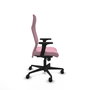 Piqueras Y Crespo Fauteuil Albacete Rose avec Mécanisme Synchrone et Accoudoirs 2D