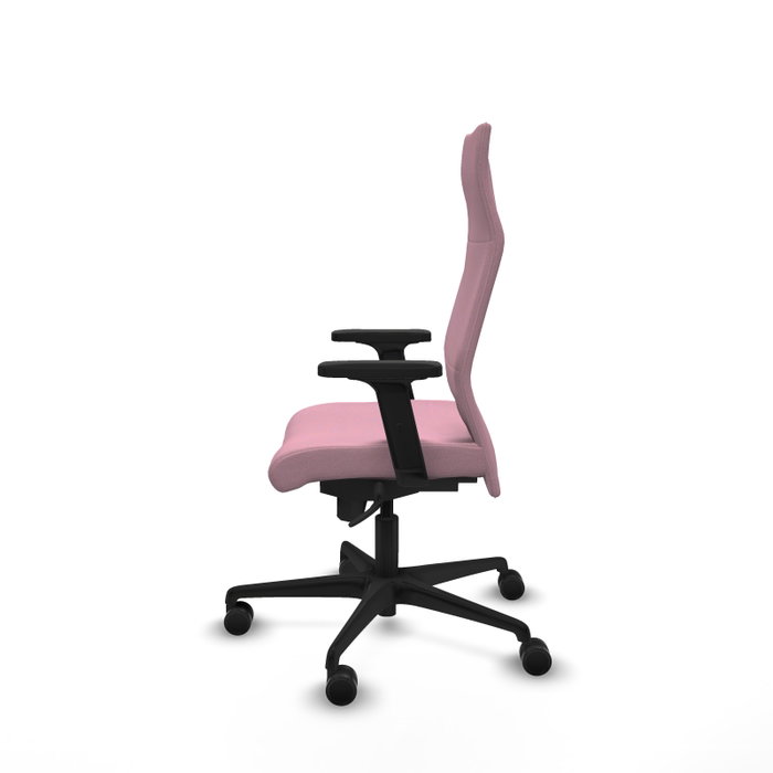 Piqueras Y Crespo Fauteuil Albacete Rose avec Mécanisme Synchrone et Accoudoirs 2D