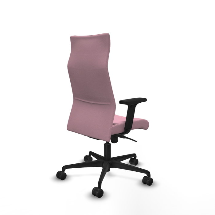 Piqueras Y Crespo Fauteuil Albacete Rose avec Mécanisme Synchrone et Accoudoirs 2D