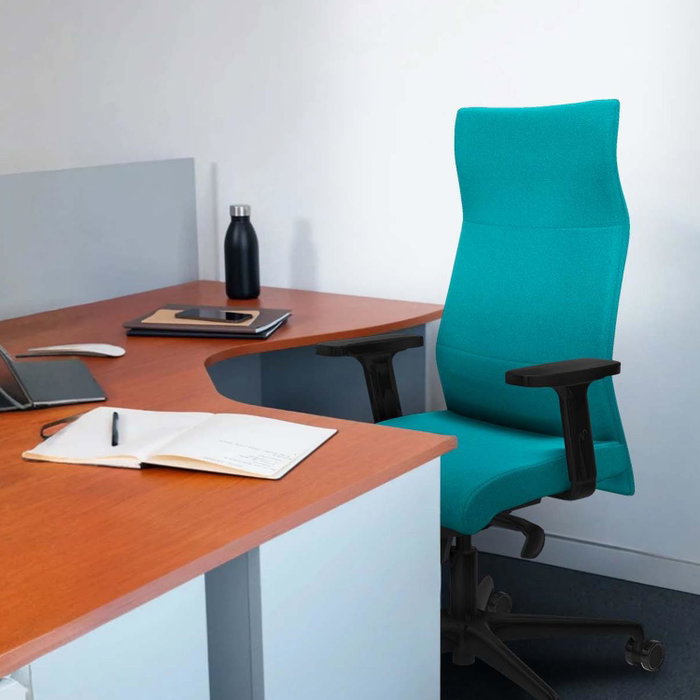 Piqueras Y Crespo Fauteuil Albacete Rose avec Mécanisme Synchrone et Accoudoirs 2D