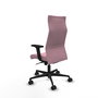 Piqueras Y Crespo Fauteuil Albacete Rose avec Mécanisme Synchrone et Accoudoirs 2D
