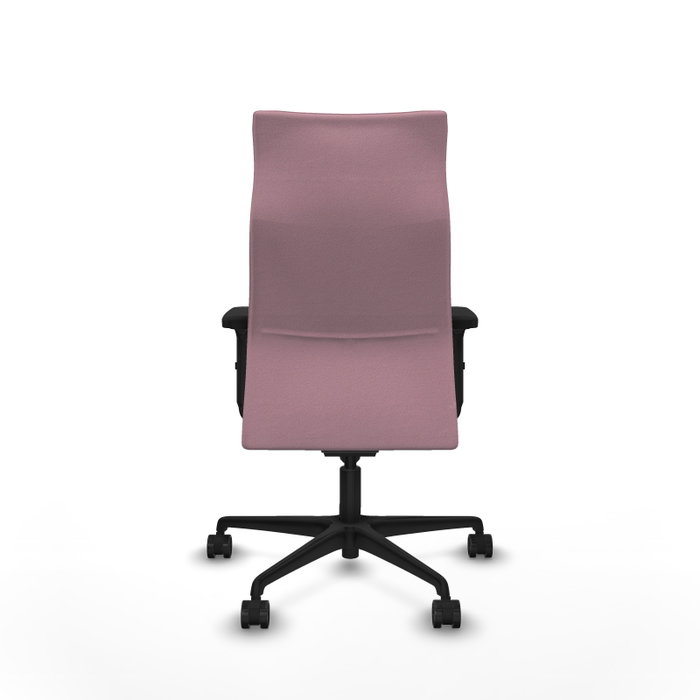 Piqueras Y Crespo Fauteuil Albacete Rose avec Mécanisme Synchrone et Accoudoirs 2D