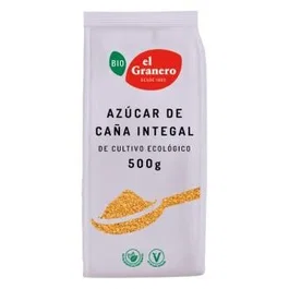 EL GRANERO Sucre de canne intégral BIO 500g (Pack de 12) units