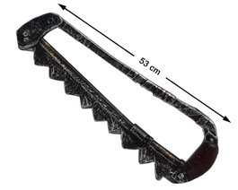 Atosa Scie Rouillée et Ensanglantée 53x18 cm pour Déguisement de Boucher