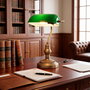Daphne Lampe de table vintage « Banker » Noir