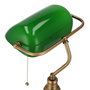 Daphne Lampe de table vintage « Banker » Noir