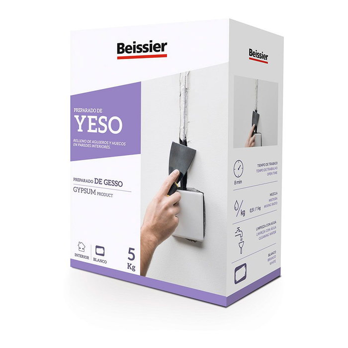 mastic Beissier 70447-002 Blanc 5 kg 6 Kg mastic Beissier 70447-002 Blanc 5 kg 6 Kg