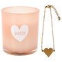 The Concept Factory VELA PERFUMADA CORAZÓN Y JOYA