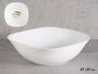 Vivalto Bol Opal Cuadrado 24.5x24.5 cm Blanc Verre (Set de 24)