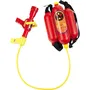 Klein 8932 Lance à incendie jouet pour enfant avec réservoir dorsal 2L et jet d'eau réglable - Sac à dos pompier