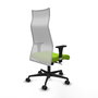Piqueras y Crespo Chaise de Bureau Albacete Pistache et Blanc