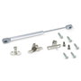Emuca Lot de 10 pistons de porte Relevable H, 8kg, course 100mm, avec loquets