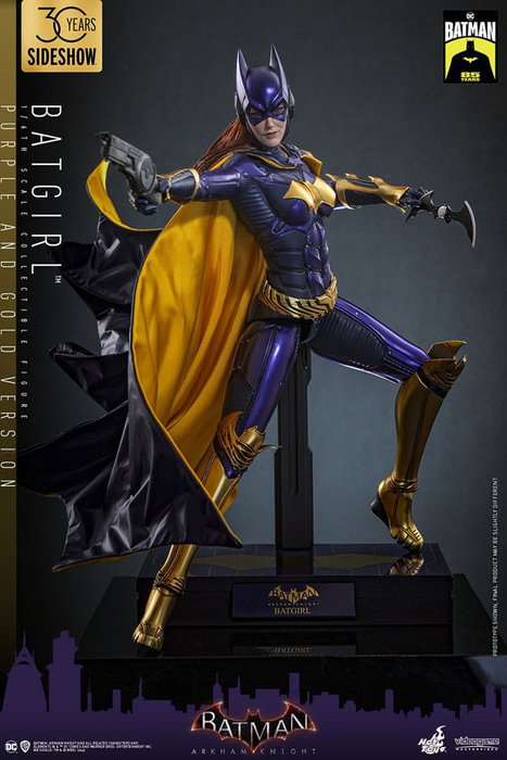 Batman Arkham Knight figurine Videogame Masterpiece 1/6 Batgirl (Purple and Gold Version) Exclusive 30 cm Batman Arkham Knight figurine Videogame Masterpiece 1/6 Batgirl (Purple and Gold Version) Exclusive 30 cm