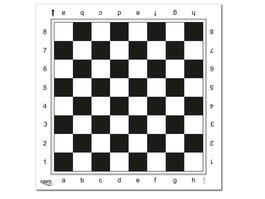 Cayro - Plateau de jeu d'échecs professionnel en plastique 45x45 cm