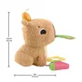 Fisher-Price HYR54 - Mon Capybara Câlins, Peluche Anneau de Dentition et Hochet Sensoriel pour Bébé dès 3 mois