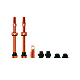 Muc-Off Jeu de valves V2 Tubeless 60mm Orange