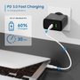 Ewent EW1331 Chargeur Mural 65W Noir