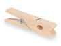 PINCELLO Set de 24 pinces en bois naturel