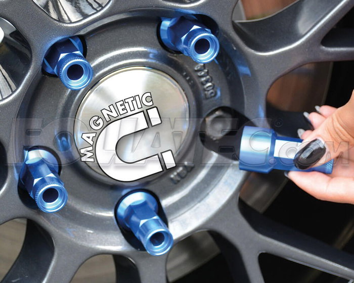 Foliatec Couvercle de LugNuzz Chrome Éloxiert Clé de 17mm