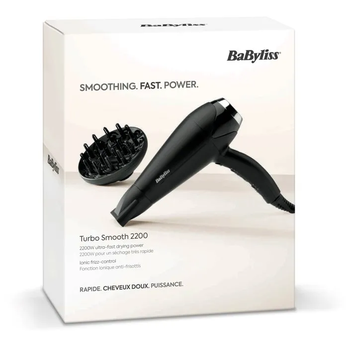 Babyliss D572DE Turbo Smooth 2200W Noir