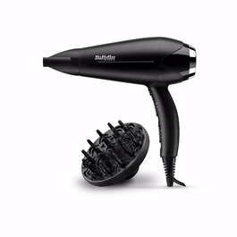 Babyliss Sèche-cheveux D572DE Turbo Smooth 2200W Ionic Professionnel avec Diffuseur et Concentreur