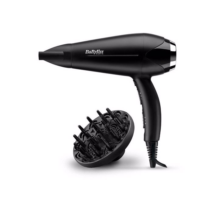 Babyliss Sèche-cheveux D572DE Turbo Smooth 2200W Ionic Professionnel avec Diffuseur et Concentreur Babyliss Sèche-cheveux D572DE Turbo Smooth 2200W Ionic Professionnel avec Diffuseur et Concentreur