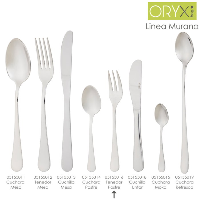 ORYX Fourchette dessert Murano 145 mm