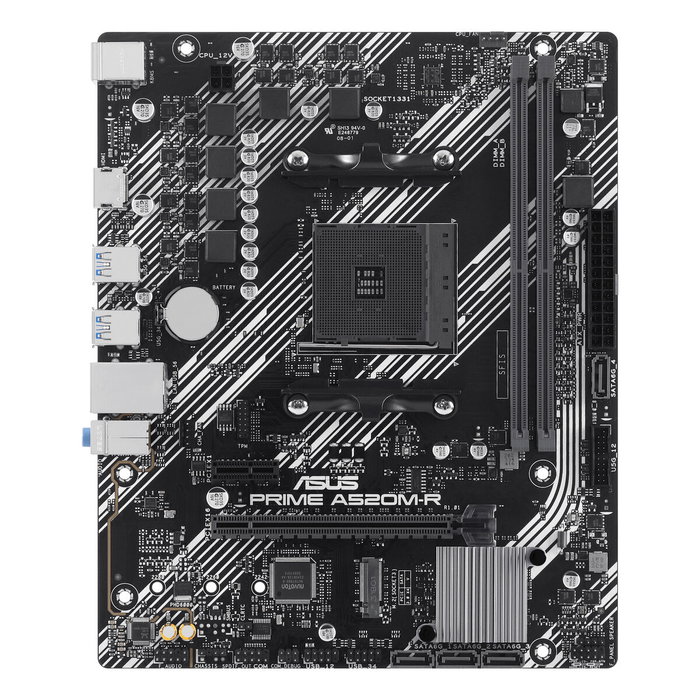 Carte Mère Asus PRIME A520M-R AMD AM4 AMD A520 AMD