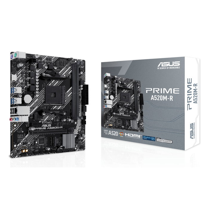 Carte Mère Asus PRIME A520M-R AMD AM4 AMD A520 AMD
