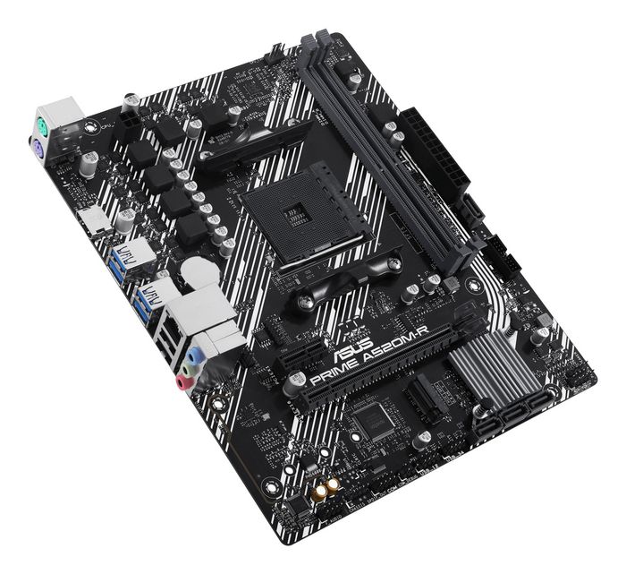 Asus Carte Mère PRIME A520 micro-ATX AMD AM4 (Ryzen) avec Support M.2, HDMI, Ethernet 1Gb, Ports USB 5Gbps et SATA 6 Gbps