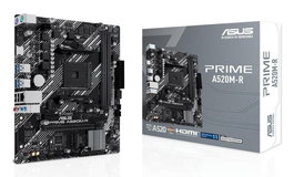 Asus Carte Mère PRIME A520 micro-ATX AMD AM4 (Ryzen) avec Support M.2, HDMI, Ethernet 1Gb, Ports USB 5Gbps et SATA 6 Gbps