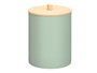 Berilo Bocal Plastique avec Couvercle Bambou Vert Menthe 9x13,5x9 cm (Set de 24)