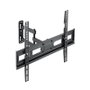 Tooq Support Mural pour Écrans 37-70 Pouces, VESA jusqu'à 600x400, Inclinable et Orientable, Noir