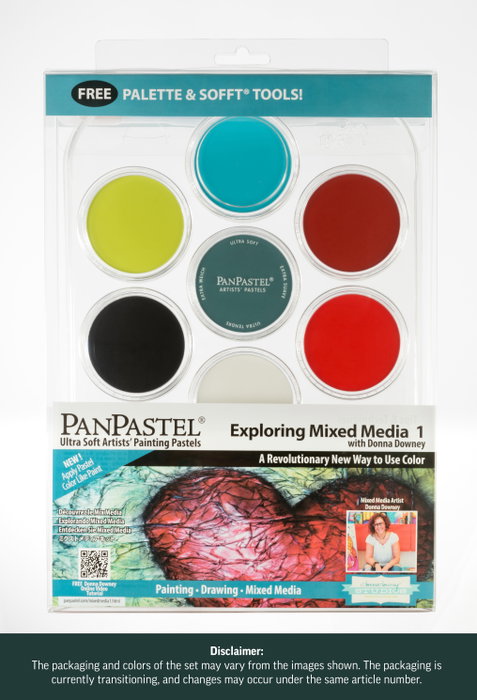 Panpastel PanPastel 7 - Explorando los medios mixtos con Donna Downey Estuche
