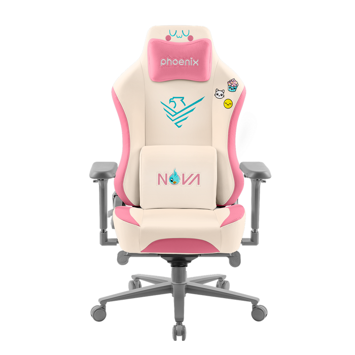 Phoenix technologies Silla Gaming Phoenix Nova Cream Edition, Fauteuil de jeu ergonomique en crème, confort premium Phoenix technologies Silla Gaming Phoenix Nova Cream Edition, Fauteuil de jeu ergonomique en crème, confort premium