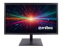 Ernitec Moniteur de surveillance vidéo 22" (55,9 cm) Full HD 1080p 24/7 - 2 Entrées BNC, 1 Sortie BNC, 1x HDMI, 1x VGA, Haut-parleurs intégrés, Montage VESA 100x100
