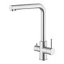 Verhal Grifo Monomando de Cocina Caño Alto Osmosis Inox Cepillado 3 Vías