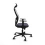 Chaise de Bureau avec Appui-tête Jorquera Piqueras y Crespo 1D036G1 Gris foncé